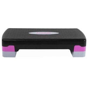 Black Step Platform with Pink Accents